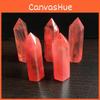Captivating Red Quartz Crystal Single Terminated Wand For Healing And Decoration