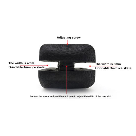 Schlittschuh-Schleifstein, toller, robuster und vielseitiger Schlittschuh-Schleifstein, Hockey-Schleifstein, Werkzeug, Schlittschuhschärfer zum Schlittschuhlaufen