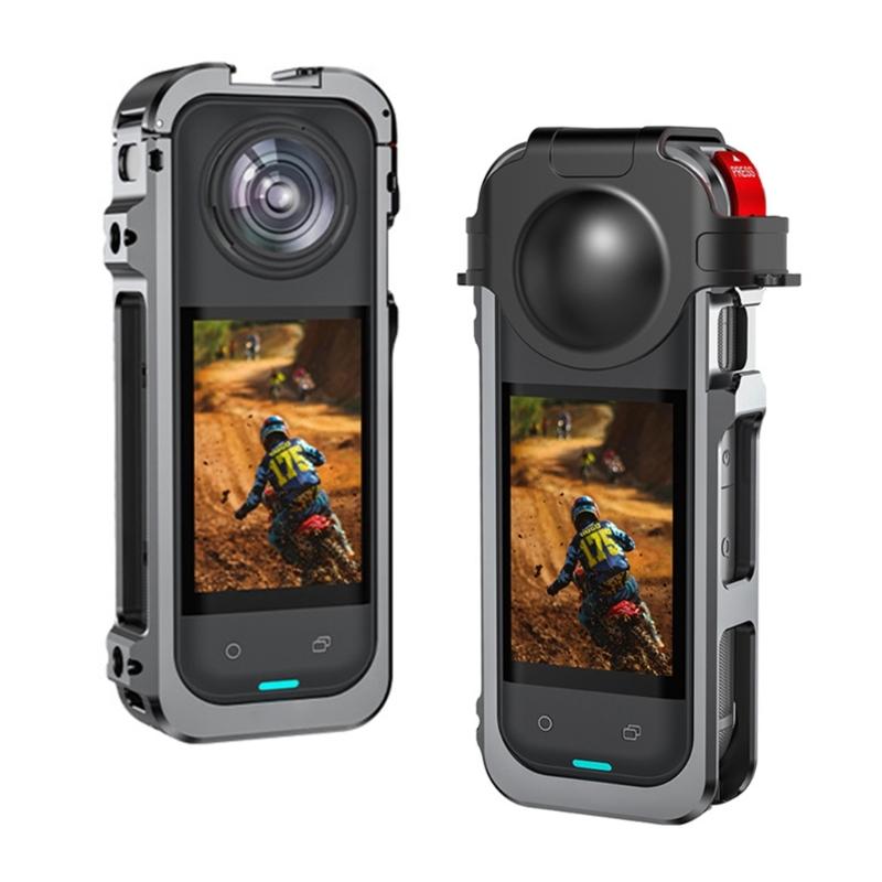 Durability Aluminum Camera Cage Quick Release Metal Frame For X5 Camera Enhances Protections And MultiFunctionality