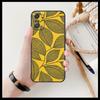 Art Flowers Banana Leaf  For Xiaomi Redmi Note 10S 10 9T 9S 9 8T 8 7S 7 6 5A 5 Pro Max Soft Black Phone Case
