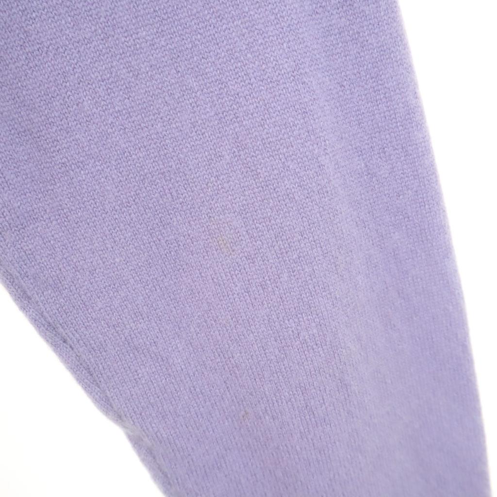 HERMES Made in Italy 100% cashmere Long sleeve Half zip knit L sweater Men's Used