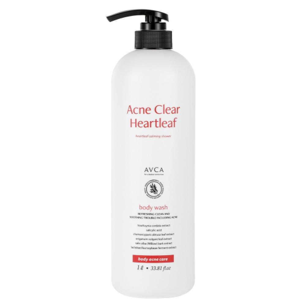 Avca [Avca] Acne Clear Large Volume Hypoallergenic Houttuynia Cordata Body Wash 1000ml NONE