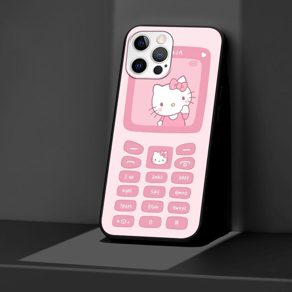 Hello Kitty Kuromi Cinnamoroll Case for Apple iPhone 13 14 Plus 11 12 Mini 15 Pro Max 7 8 SE 2020 X XS XR Silicone Phone Cover