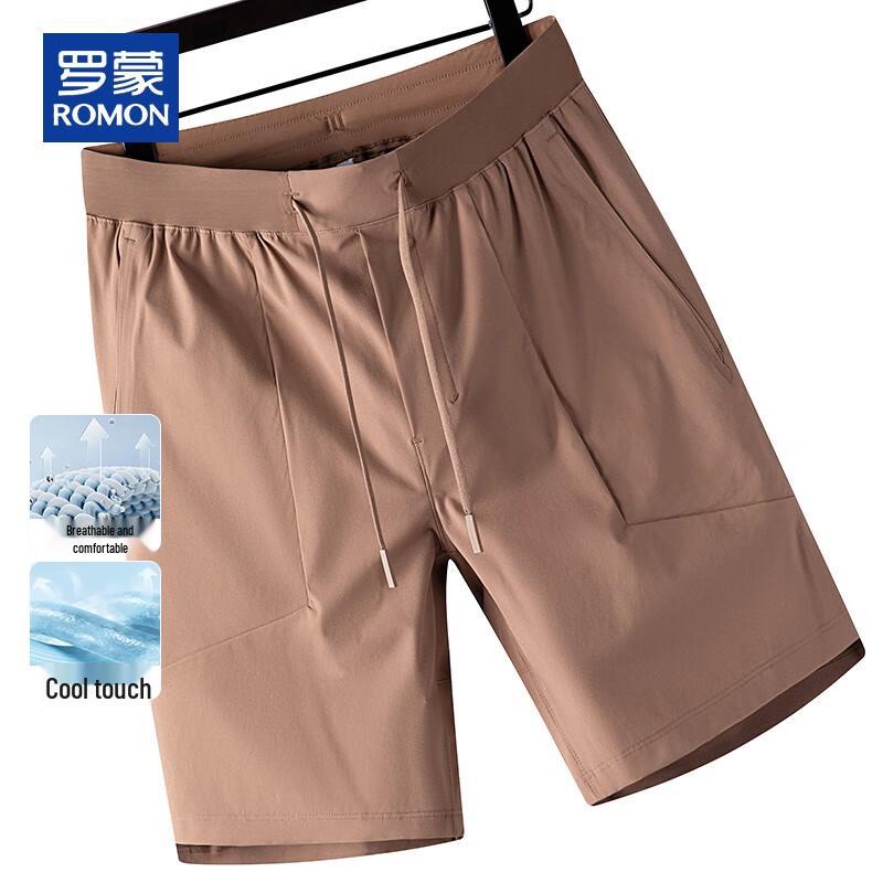ROMON Men s Quick-Dry Casual Drawstring Shorts XL