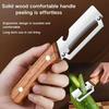 1/2/4PCS Stainless Steel Peeler with Wooden Handle for Fruit Vegetable Peeling  Smooth Operation Ergonomic Kitchen Tool