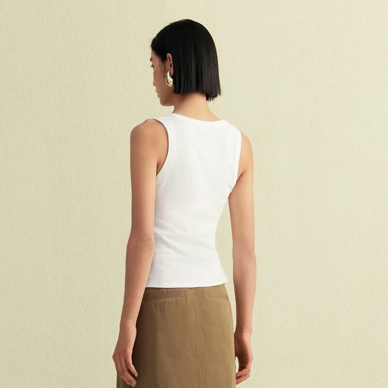 VEROMODA Women's Embroidered Lyocell Blend Camisole