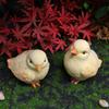Resin Decor Animal With Chick Design For Garden Micro Landscape Patio Ornament