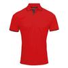 Premier Mens Contrast Coolchecker Polo Shirt