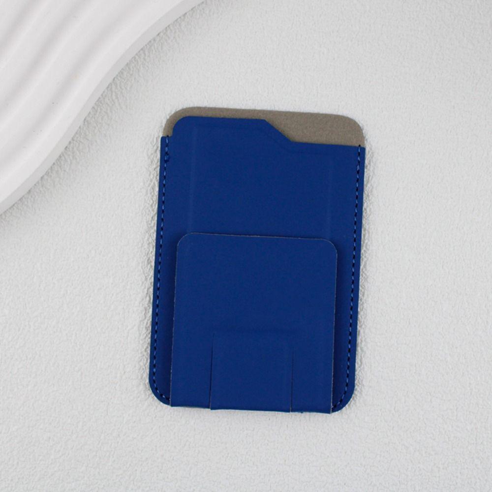 

PU Leather Phone Holder Anti-Slip Stick-on Phone Stand For Cell Phones Tablet