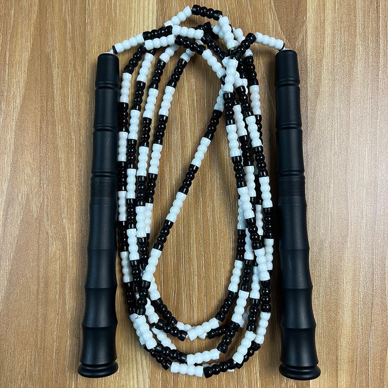 Manufacturer Wholesale Bamboo-joint Jump Ropes for Adults, Children, and Students with Fitness Patterns, Suitable for Beginners