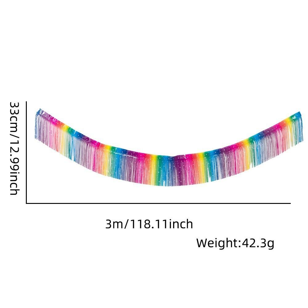 

Веселый радужный баннер с дождем, идеально подходящий для дней рождения, свадеб и праздничных украшений StyleB