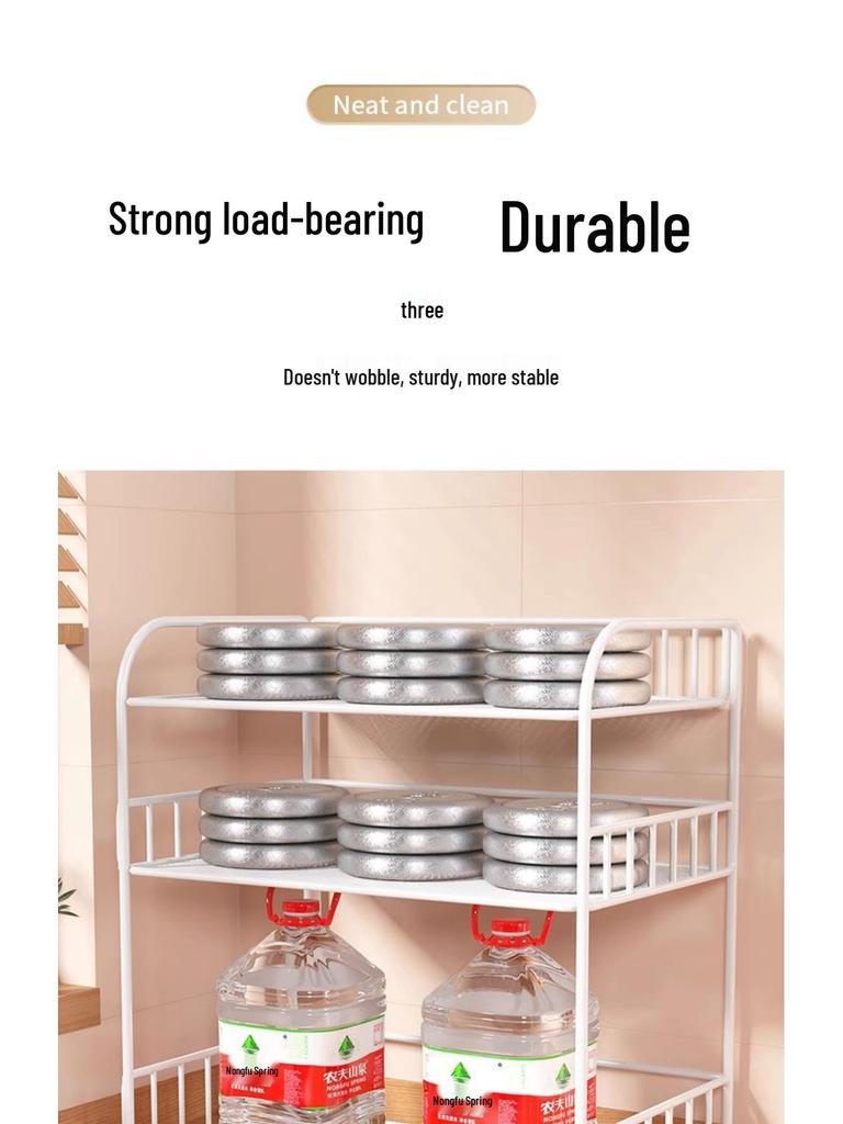 Multilayer Desktop Bookshelf Organizer for Office, Study, Dorm, and Dining Table.