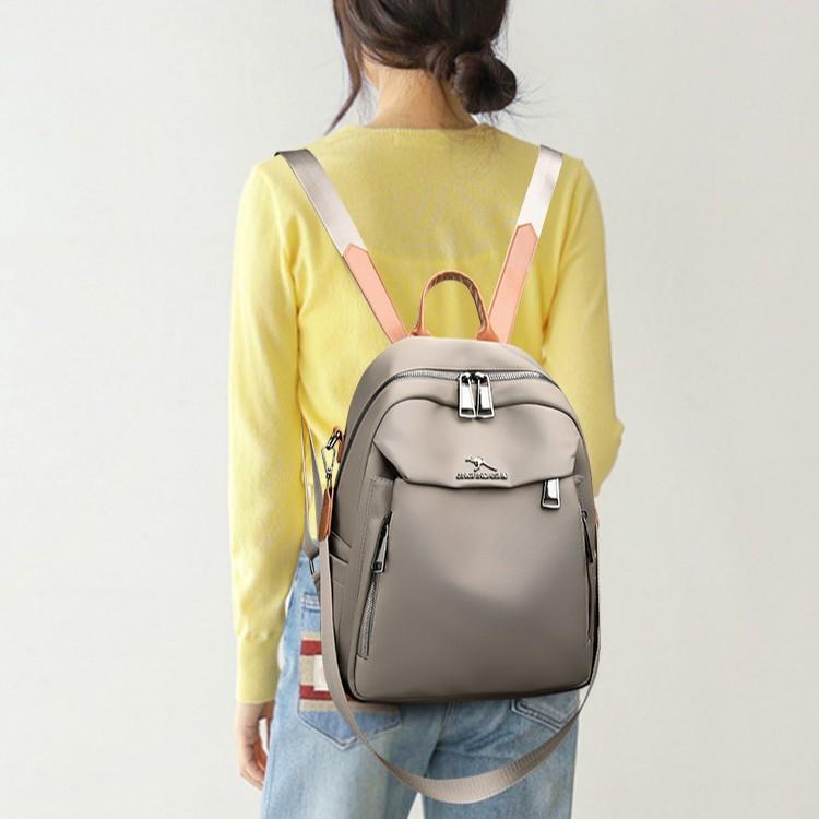 Schoolbag Oxford Cloth Backpack Women's 1011 New Waterproof Leisure Travel Commuter Backpack Women's Large-capacity Travel Bag