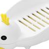 Duck Soap Dish Household Cartoon Double Drain Yellow Duck Shape Soap Rack for Bathroom