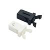 10Set Small Door Lock Switch Plastic Self-Locking Switches With Hook For Garbage Can Door Cover Storage Box Repair Black White