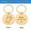 1pc Colorful Palm Toys Custom Name and Number Cat Dog ID Tag Name with Cute Symbols  Engraving Dog Accessories For Pets