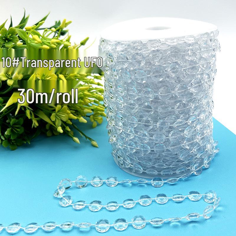 

11 Акриловых бусин «Летающая тарелка» для свадебного декора - Дорожка к алтарю, Сцена или Потолочная люстра One Roll