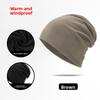 Elastic Winter Sport Cap Stacked Outdoor Warm Hat Sport Bonnet Winter Cycling Running Hats  Unisex