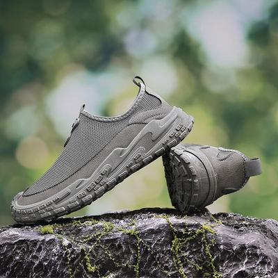 22 Sommer atmungsaktive Netz-Freizeitschuhe Outdoor-Reise Watschuhe Hohlfuß Lazy Hole Schuhe