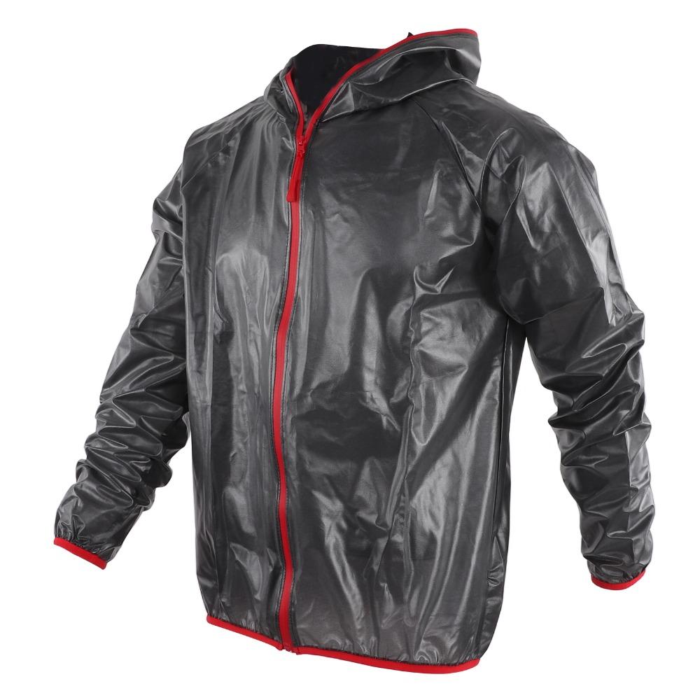 Elastic Fabric Cycling Rain Jacket Dark Grey Rain Over Jacket  Outdoor Working