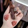 Punk Dark Brown Mirror Water Lip Gloss Red Lip Glaze Transparent Glass Lip Oil Waterproof Liquid Lipstick Clear Tint Makeup
