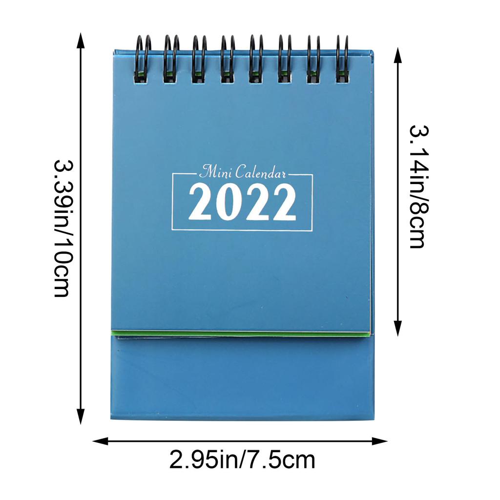 Buy 2022 Small Desk Calendar S Imple Solid Color Plan Book Mini