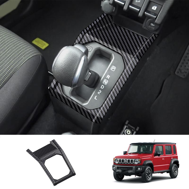 For Suzuki Jimny Nomade -2025 ABS carbonfiber door handle bowl window rise switch gear Handbrake AC vent Navigation cover