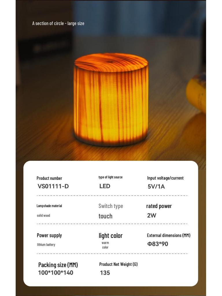 Gift Night Light: Cafe Atmosphere Lamp for Bedroom, Study, Outdoor Camping, and Picnic