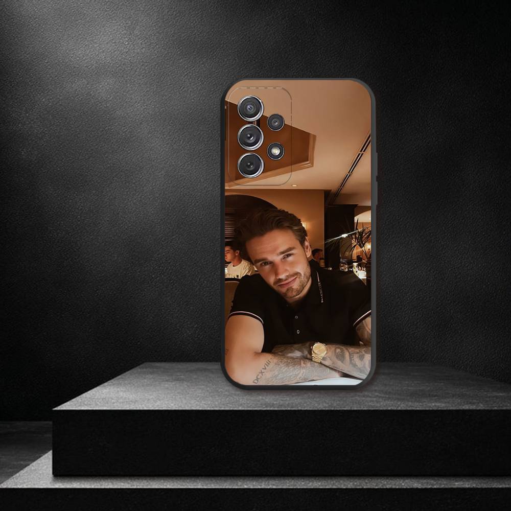 

L-Liam Singer P-Payne Phone Case For Samsung S 25,24,23,22,30,21,10,9,Ultra,Plus,Lite,FE,4,5G Black Soft Case SamsungS23u5G