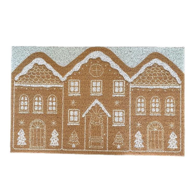 Cartoon Coir Door Mat: Cute, Anti-Slip, Dirt-Resistant, Dust Removal, Cuttable PVC Mat