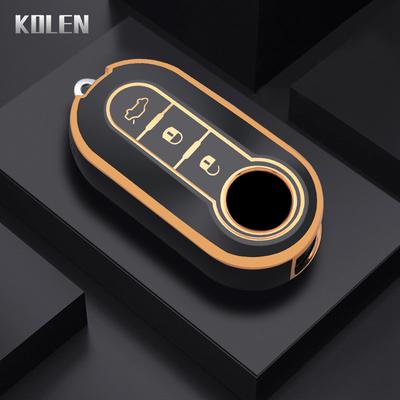 TPU Auto Klapsleutel Hoes Cover Shell Fob Voor FIAT 500 Ducato panda Punto 500L lancia musa Voor Citroen jumper Voor Peugeot Boxer