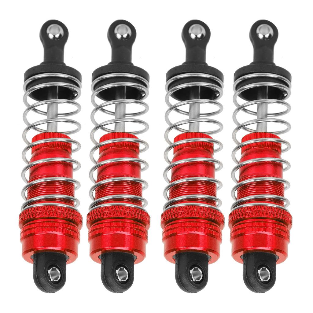 4Pcs RC Metal Shock Absorber Damper Set for MN86 MN86S MN86K MN86KS 112 RC CrawlersRed