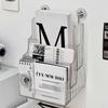 Clear Brochure Display Holder Plastic Desktop Book Stand Document Display Stand  Home Decor
