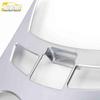 Domy X5 Cup Holder Glitter Sticker: Electroplated Center Console Gear Decorative Frame for Car Interior.