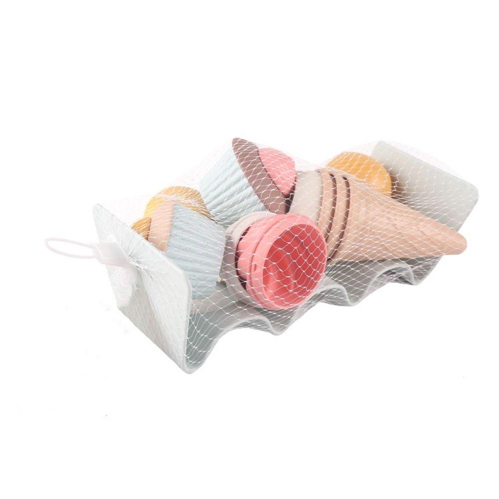 Wheat Straw Ice Cream Model Toy Pretend Play Simulation Ice Cream Outdoor   Home DIY