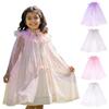 Sequins Tulle Princess Cape Princess Cloak Princess Cosplay Costume Accessory for Halloween Carnivals Birthday Party