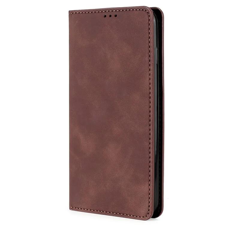 Für Honor X40 5G / X9a 5G / Magic5 Lite 5G Skin-Touch-Telefonhülle Kartenhalter Lederständer Anti-Drop-Abdeckung