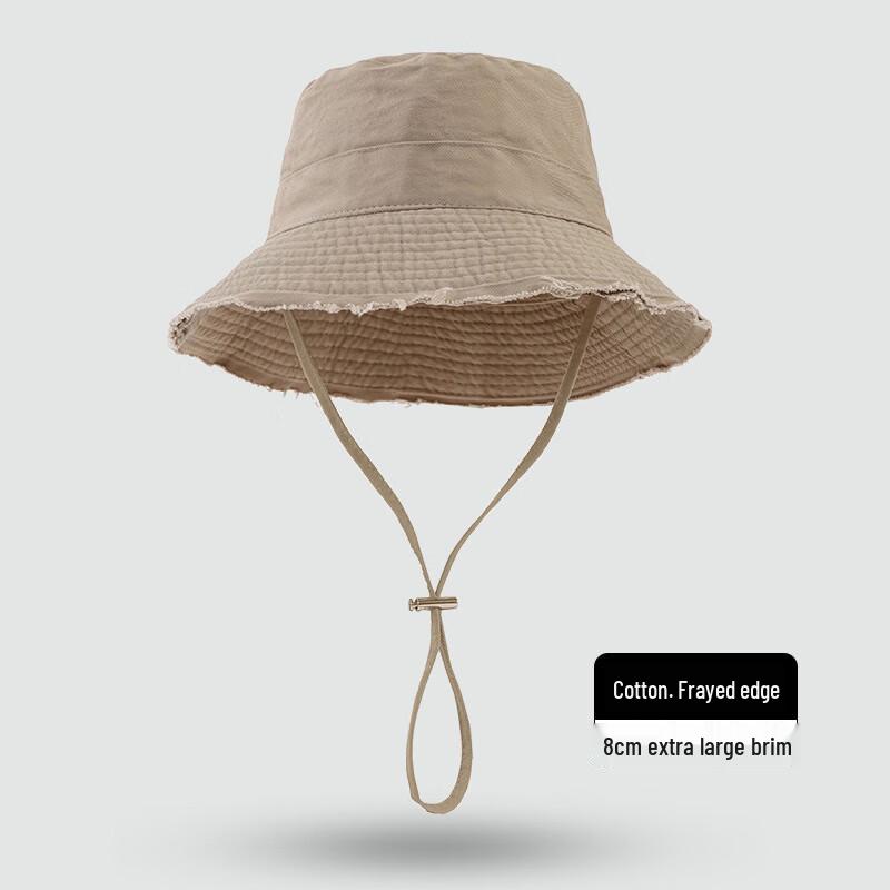 

Складная шляпа от солнца с широкими полями и рваным краем One Size (55-59cm)