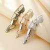Men's Knuckle Joint Full Finger Double Ring Punk Rock Eagle Claw Armor Activity Ring Gothic Halloween Cosplay Jewelry for Women