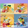 Wooden Childrens Traffic Animal Puzzle Educational Toy For Early Learning Development