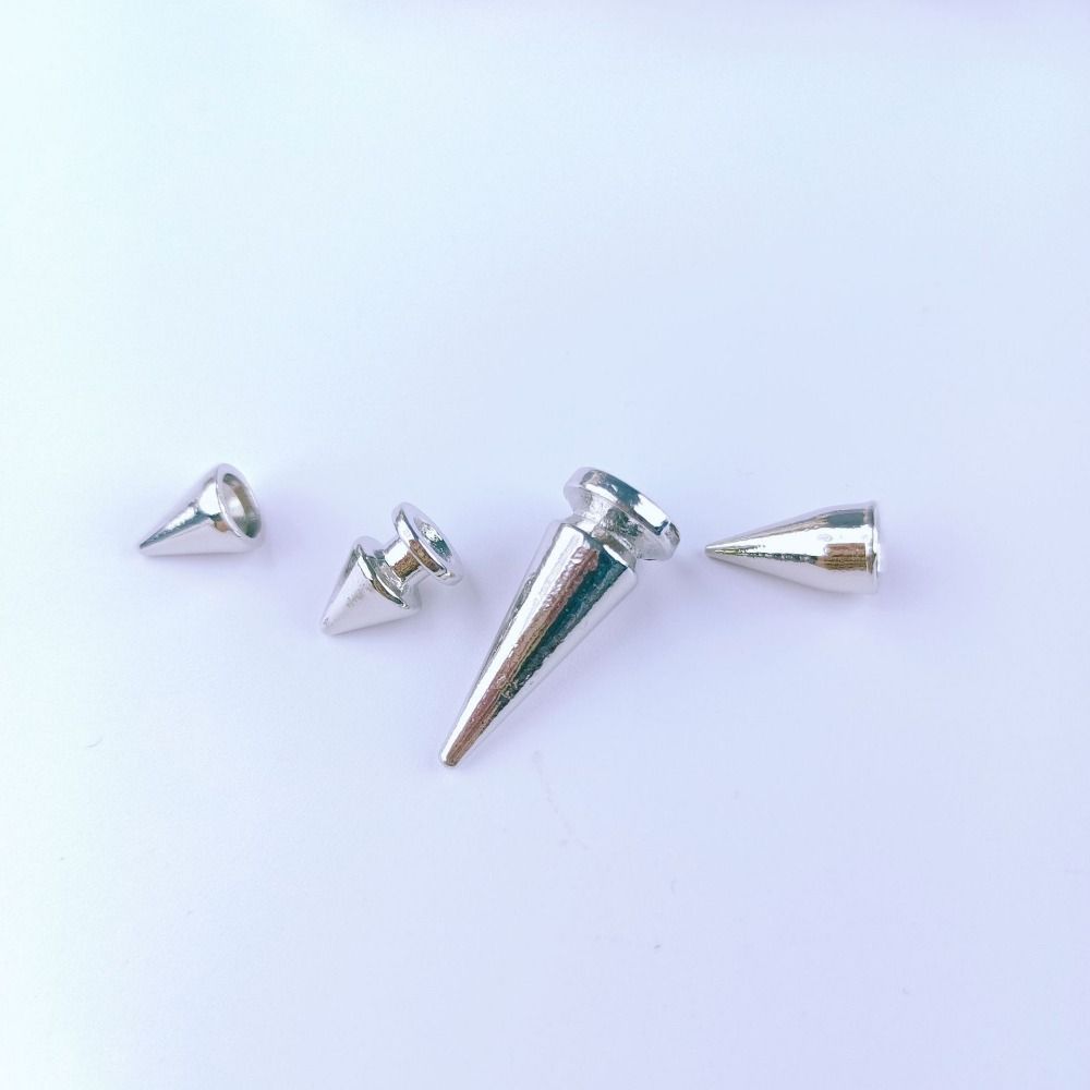 80 Sets Mixed Size Punk Rivet DIY Decoration Cone Screw Clothes Spikes Kit  Leather Craft