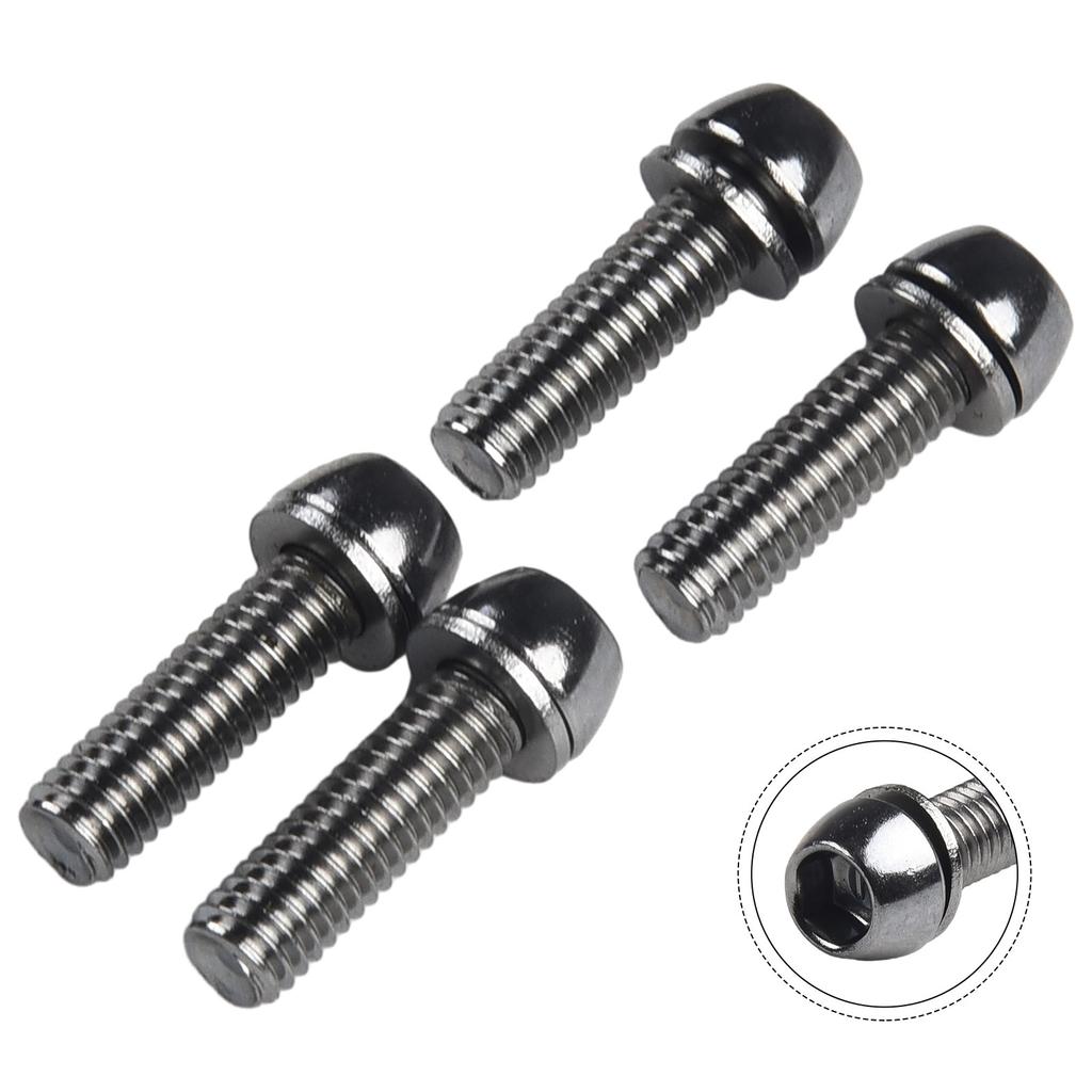 4pcs M5x20mm M6x20mm MTB Bike Bicycle Steering Handlebar Stem Screws Bolts/new