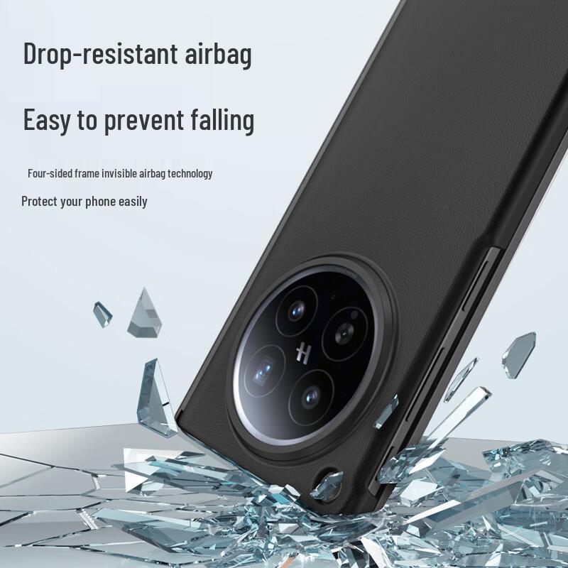 OPPO Find N6 Plain Leather Protective Case