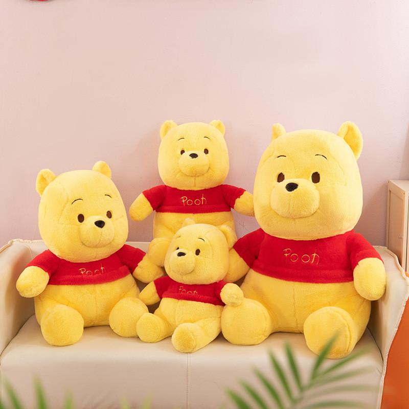 Pooh Bear Plush Toy With Short Pile Fabric For Kids And Gift Exchange