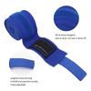 A Pair of Blue Elastic Boxing Fixing Belt Hand Guard All Cotton Sanda Muay Thai Sport Protective Gear