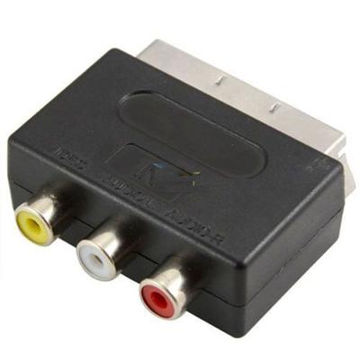 Pins Auf 3 Cinch-buchse SCART Adapter für TV DVD SCART Konverter Kabel Adapter Audio Video Zubehör