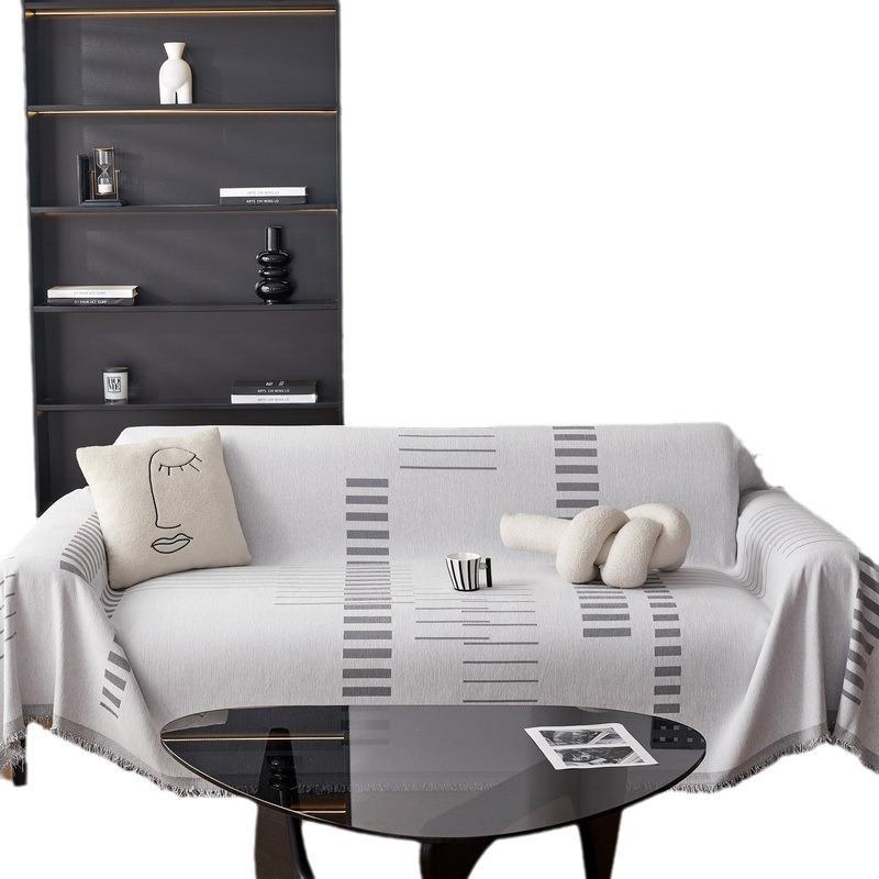 Sofa Cover Towel Nordic Instagram Style All-Inclusive Full Covered Sofa Cover Four Seasons Universal Non-Slip Universal Sofa Cover