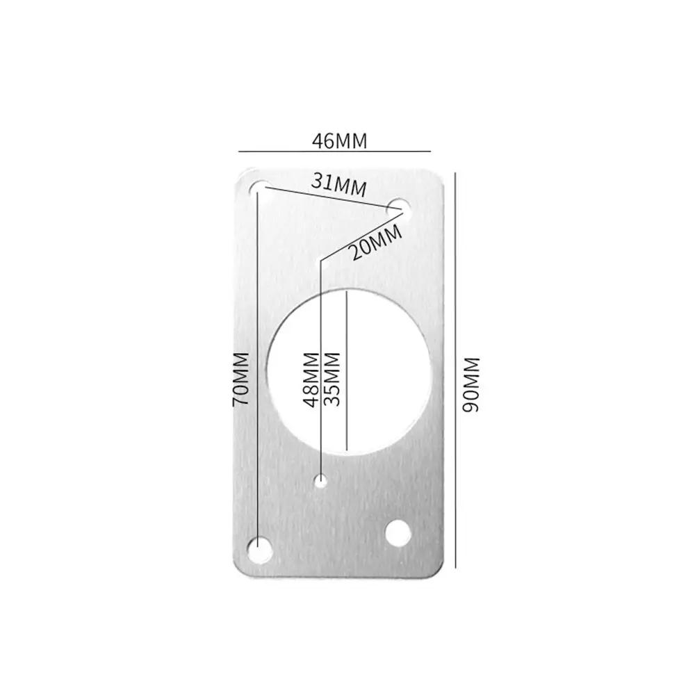 Cabinet Hinge Furniture Hardware Repair Window Hinge Fixing Plate Cabinet Mounting Plate Set