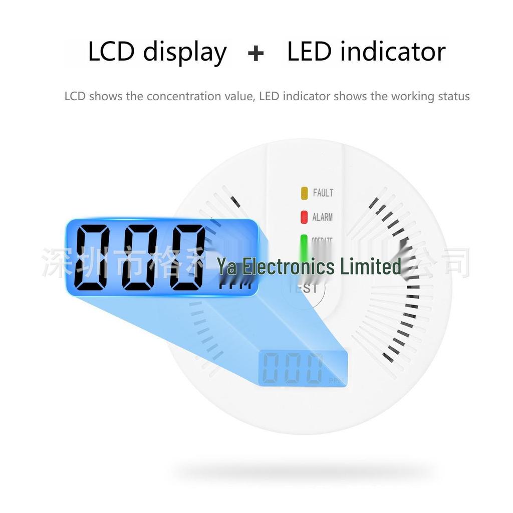 New Customizable Household Commercial Carbon Monoxide Alarm with CE Certification
