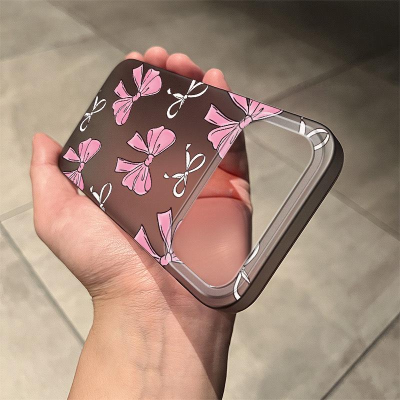 iPhone 17 Pro Max Bowknot Case: Compatible with 17 Pro, 17 Air, and Simple 16 Pro Models